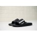 BALLY SAXOR MEN'S BLACK WHITE RUBBER SLIDE