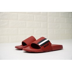 BALLY SAXOR MEN'S GARNET RUBBER SLIDE 6219587