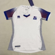 Iceland Away Women 2018 FIFA World Cup Thailand Soccer Jersey