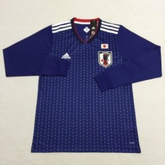 Japan Home 2018 FIFA World Cup Long Sleeve Thailand Soccer Jersey