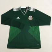Mexico Home 2018 FIFA World Cup Long Sleeve Thailand Soccer Jersey