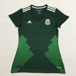 Mexico Home Women 2018 FIFA World Cup Thailand Soccer Jersey