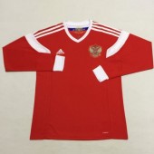 Russia Home 2018 FIFA World Cup Long Sleeve Thailand Soccer Jersey