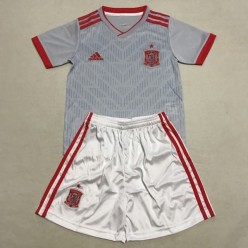 Spain Away Youth 2018 FIFA World Cup Thailand Soccer Jersey