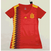 Spain Home Women 2018 FIFA World Cup Thailand Soccer Jersey
