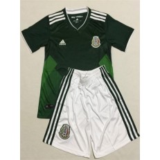 MEXICO HOME YOUTH 2018 FIFA WORLD CUP THAILAND SOCCER JERSEY