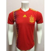 SPAIN HOME 2018 FIFA WORLD CUP PLAYER VERSION SOCCER JERSEY