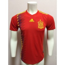 SPAIN HOME 2018 FIFA WORLD CUP PLAYER VERSION SOCCER JERSEY
