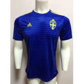 SWEDEN AWAY 2018 FIFA WORLD CUP THAILAND SOCCER JERSEY