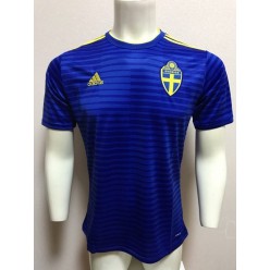 SWEDEN AWAY 2018 FIFA WORLD CUP THAILAND SOCCER JERSEY