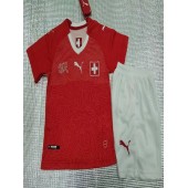 SWITZERLAND HOME YOUTH 2018 FIFA WORLD CUP THAILAND SOCCER JERSEY