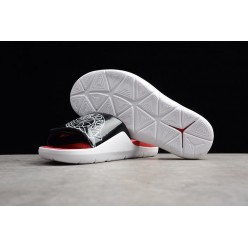 AIR JORDAN HYDRO 7 BLACK WHITE GMY RED AA2517-001
