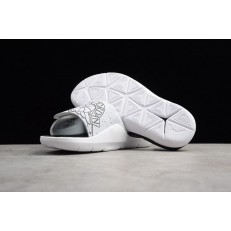 AIR JORDAN HYDRO 7 WHITE BLACK SPRAYED POINT AA2517-004