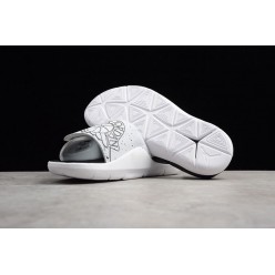 AIR JORDAN HYDRO 7 WHITE BLACK SPRAYED POINT AA2517-004