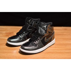 AIR JORDAN 1 BLACK PATENT LEATHER 332550-017