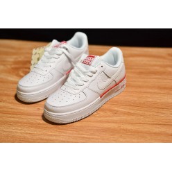 NIKE W AIR FORCE 1 LOW WHITE RED FIVE STARS 596728-029