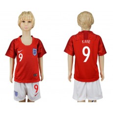 England 9 KANE Away Youth 2018 FIFA World Cup Soccer Jersey