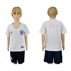 England Home Youth 2018 FIFA World Cup Soccer Jersey