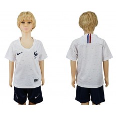 France Away Youth 2018 FIFA World Cup Soccer Jersey