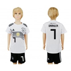 Germany 7 DRAXLER Home Youth 2018 FIFA World Cup Soccer Jersey