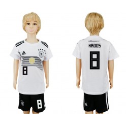 Germany 8 GUNDOGAN Home Youth 2018 FIFA World Cup Soccer Jersey