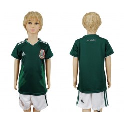 Mexico Home Youth 2018 FIFA World Cup Soccer Jersey