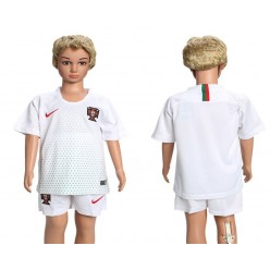 Portugal Away Youth 2018 FIFA World Cup Soccer Jersey