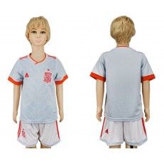 Spain Away Youth 2018 FIFA World Cup Soccer Jersey