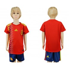 Spain Youth Home 2018 FIFA World Cup Soccer Jersey