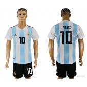 Argentina 10 MESSI Home 2018 FIFA World Cup Soccer Jersey