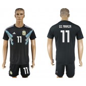 Argentina 11 DI MARIA Away 2018 FIFA World Cup Soccer Jersey
