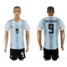 Argentina 9 ICARDI Home 2018 FIFA World Cup Soccer Jersey