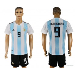 Argentina 9 ICARDI Home 2018 FIFA World Cup Soccer Jersey