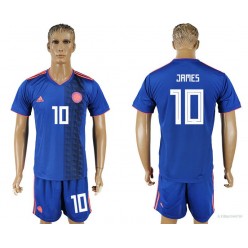 Colombia 10 JAMES Away 2018 FIFA World Cup Soccer Jersey