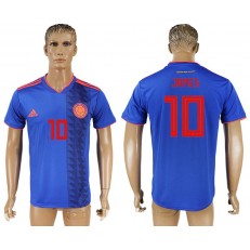 Colombia 10 JAMES Away 2018 FIFA World Cup Soccer Thailand Soccer Jersey