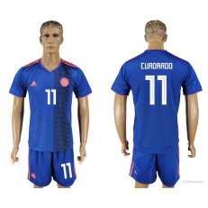 Colombia 11 CURDRADO Away 2018 FIFA World Cup Soccer Jersey