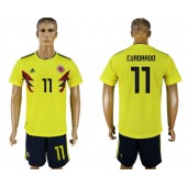 Colombia 11 CURDRADO Home 2018 FIFA World Cup Soccer Jersey