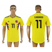 Colombia 11 CURDRADO Home 2018 FIFA World Cup Soccer Thailand Soccer Jersey