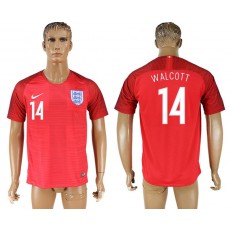 England 14 WALCOTT Away 2018 FIFA World Cup Soccer Thailand Soccer Jersey