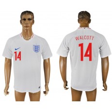 England 14 WALCOTT Home 2018 FIFA World Cup Soccer Thailand Soccer Jersey