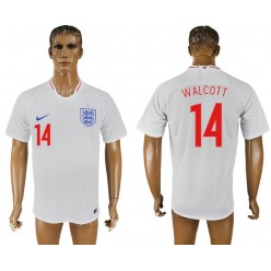 England 14 WALCOTT Home 2018 FIFA World Cup Soccer Thailand Soccer Jersey