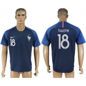 France 18 THAUVIN Home 2018 FIFA World Cup Soccer Thailand Soccer Jersey