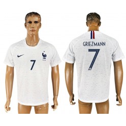 France 7 GRIEZMANN Away 2018 FIFA World Cup Soccer Thailand Soccer Jersey