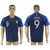 France 9 GIROUD Home 2018 FIFA World Cup Soccer Thailand Soccer Jersey