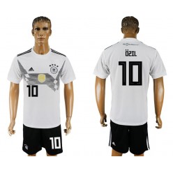 Germany 10 OZIL Home 2018 FIFA World Cup Soccer Jersey