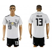 Germany 13 MULLER Home 2018 FIFA World Cup Soccer Jersey