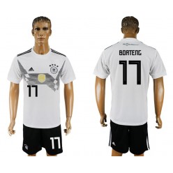 Germany 17 BOATENG Home 2018 FIFA World Cup Soccer Jersey