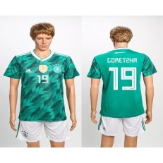 Germany 19 GORETZKA Away 2018 FIFA World Cup Soccer Jersey