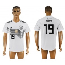 Germany 19 GOTZE Home 2018 FIFA World Cup Soccer Thailand Soccer Jersey