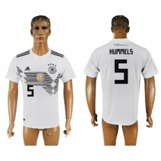 Germany 5 HUMMELS Home 2018 FIFA World Cup Soccer Thailand Soccer Jersey
